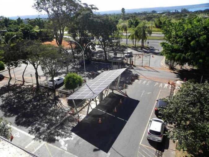 Aneel inaugurou um autoposto para abastecer carros elétricos em Brasília(foto: Aneel /divulgação ) Aneel inaugurou um autoposto para abastecer carros elétricos em Brasília(foto: Aneel /divulgação )