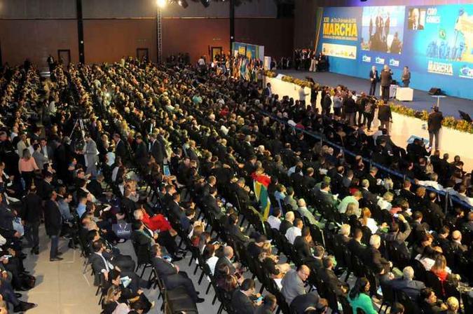 Encontro Nacional de Prefeitos e Prefeitas em Brasília, em maio de 2018(foto: CNM/Divulgação) Encontro Nacional de Prefeitos e Prefeitas em Brasília, em maio de 2018(foto: CNM/Divulgação)