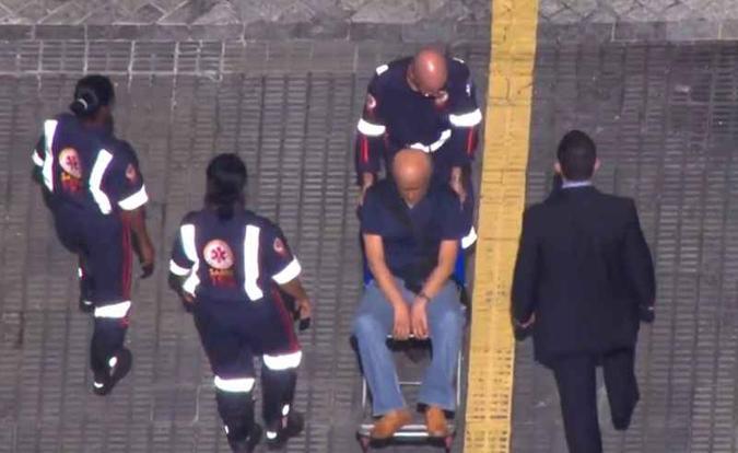 Coronel Lima ao ser preso pela Polícia Federal no fim do mês passado(foto: Reprodução/Globo News) Coronel Lima ao ser preso pela Polícia Federal no fim do mês passado(foto: Reprodução/Globo News)