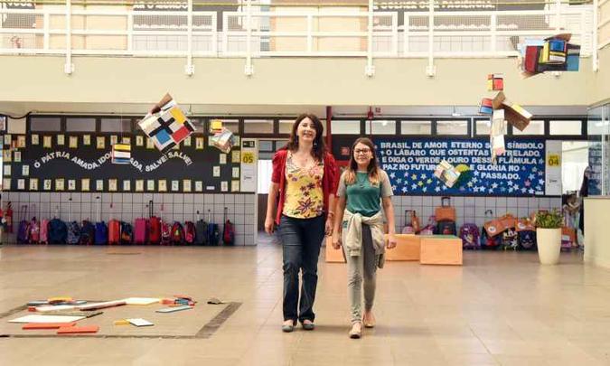 Rafaela, mãe de Juliana: bom relacionamento com a escola é essencial(foto: Ed Alves/CB/D.A Press) Rafaela, mãe de Juliana: bom relacionamento com a escola é essencial(foto: Ed Alves/CB/D.A Press)