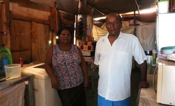 Damasceno, que trouxe a família para morar na Estrutural: 