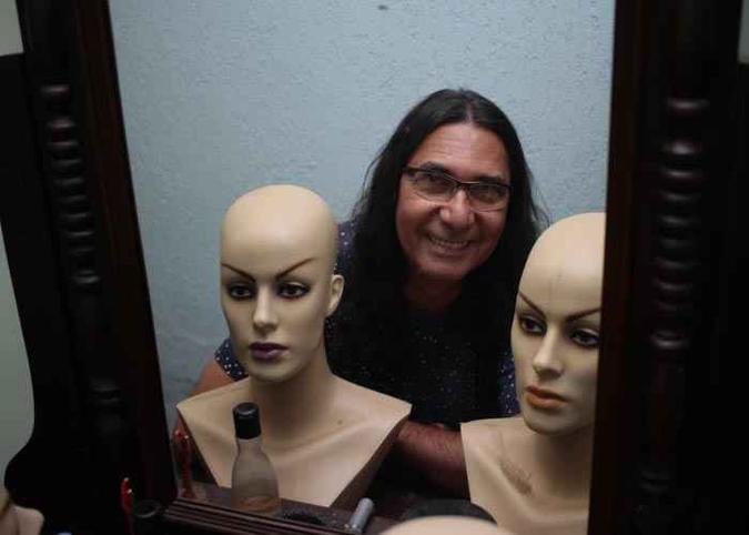 Preto Rezende mantém na própria casa um teatro(foto: Ana Rayssa/Esp. CB/D.A Press) Preto Rezende mantém na própria casa um teatro(foto: Ana Rayssa/Esp. CB/D.A Press)