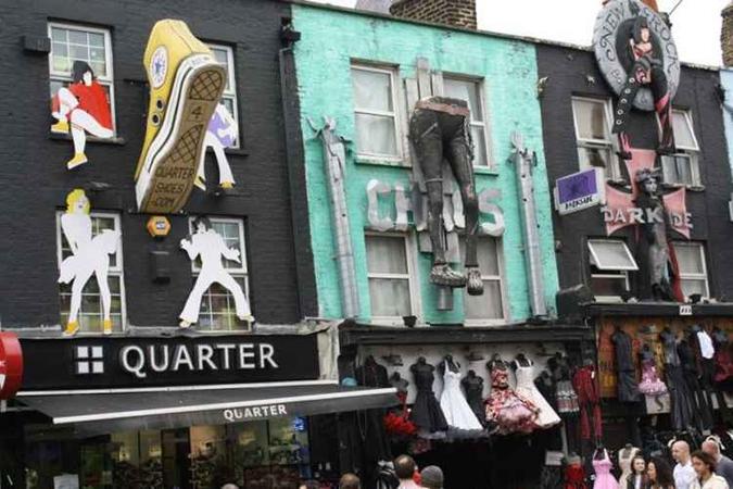As lojas de Camden Town mostram o lado diferente da região(foto: Renan Damasceno/EM/D. A Press ) As lojas de Camden Town mostram o lado diferente da região(foto: Renan Damasceno/EM/D. A Press )