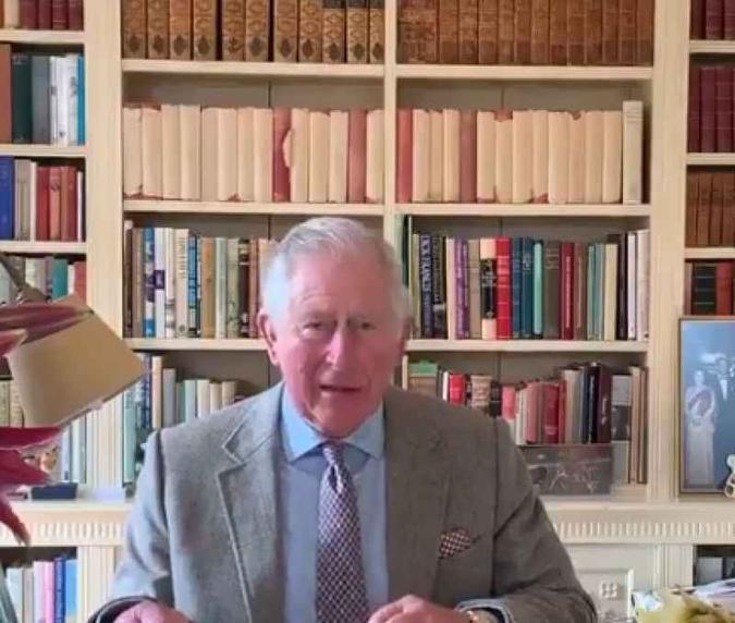 Príncipe Charles fala sobre a infecção pelo novo coronavírus.(foto: Clarence House/Twitter/Reprodução.) Príncipe Charles fala sobre a infecção pelo novo coronavírus.(foto: Clarence House/Twitter/Reprodução.)