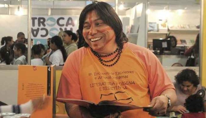 Daniel Munduruku vai falar sobre literatura indígena(foto: Arquivo Pessoal) Daniel Munduruku vai falar sobre literatura indígena(foto: Arquivo Pessoal)