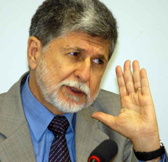 Ex-chanceler, Celso Amorim (foto: ose Varella/CB/D.A Press ) Ex-chanceler, Celso Amorim (foto: ose Varella/CB/D.A Press )