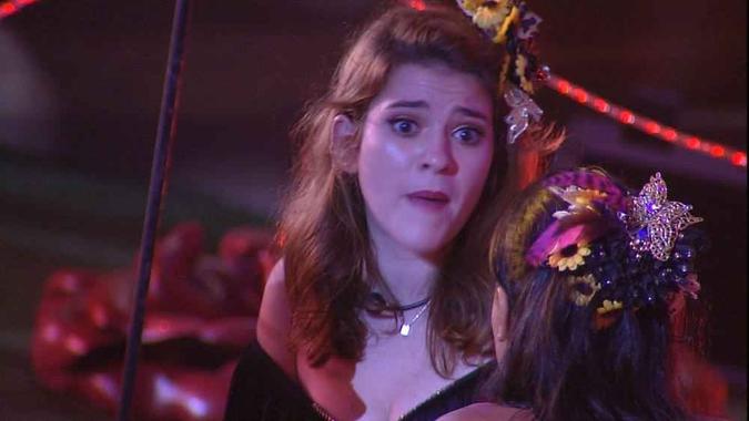 'Já está me irritando há muito tempo', disse a sister em conversa com Gleici(foto: TV Globo/Reprodução) 'Já está me irritando há muito tempo', disse a sister em conversa com Gleici(foto: TV Globo/Reprodução)