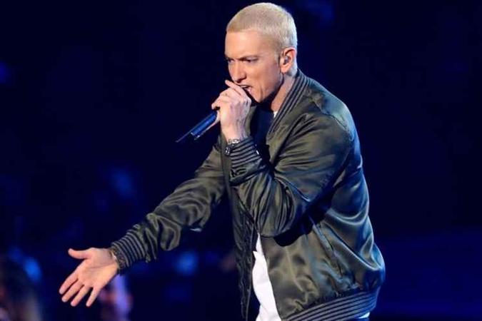 Eminem se envolve em mais uma polêmica musical(foto: Frederick M. Brown/Getty Images/AFP) Eminem se envolve em mais uma polêmica musical(foto: Frederick M. Brown/Getty Images/AFP)