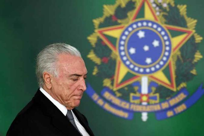 Temer já foi denunciado duas vezes, mas as acusações foram arquivadas por determinação do plenário da Câmara(foto: Evaristo Sa/AFP) Temer já foi denunciado duas vezes, mas as acusações foram arquivadas por determinação do plenário da Câmara(foto: Evaristo Sa/AFP)