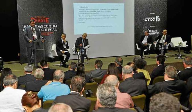 Correio Debate: espaço para pensar ações a favor da segurança pública (foto: Minervino Junior/CB/D.A Press) Correio Debate: espaço para pensar ações a favor da segurança pública (foto: Minervino Junior/CB/D.A Press)