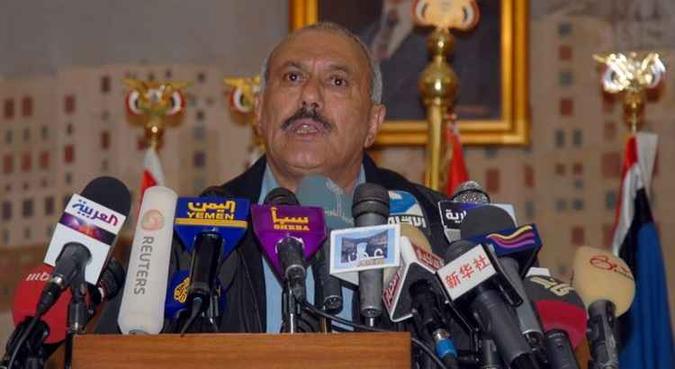 Ex-presidente Ali Abdallah Saleh(foto: Gamal Noman/AFP) Ex-presidente Ali Abdallah Saleh(foto: Gamal Noman/AFP)