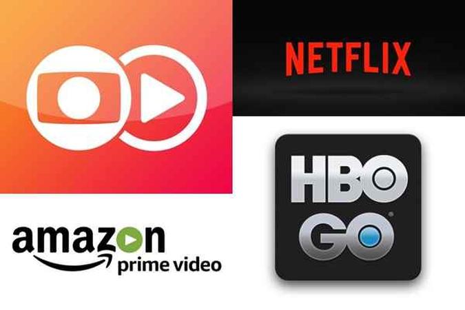 (foto: Globo Play/Reprodução HBO GO/Reprodução Amazon Prime Video/Reprodução Netflix/Reprodução) (foto: Globo Play/Reprodução HBO GO/Reprodução Amazon Prime Video/Reprodução Netflix/Reprodução)