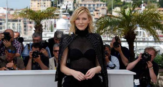 A atriz Cate Blanchett preside o júri do festival esse ano(foto: LOIC VENANCE) A atriz Cate Blanchett preside o júri do festival esse ano(foto: LOIC VENANCE)