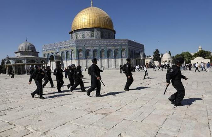 Forças de segurança israelenses (foto: Ahmad Gharabli/AFP) Forças de segurança israelenses (foto: Ahmad Gharabli/AFP)