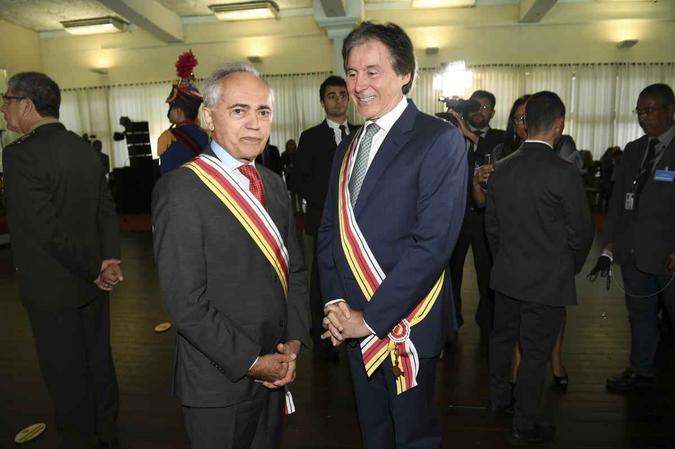 Presidente do Senado, senador Eunício Oliveira (PMDB-CE), participa de solenidade comemorativa dos 210 anos da Justiça Militar da União (JMU) e recebe a Condecoração da Ordem do Mérito Judiciário Militar (OMJM), Grã-CruzMarcos Brandão/Senado Federal Presidente do Senado, senador Eunício Oliveira (PMDB-CE), participa de solenidade comemorativa dos 210 anos da Justiça Militar da União (JMU) e recebe a Condecoração da Ordem do Mérito Judiciário Militar (OMJM), Grã-CruzMarcos Brandão/Senado Federal