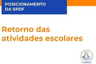 Sociedade de pediatria do DF é contra volta às aulas no contexto atual