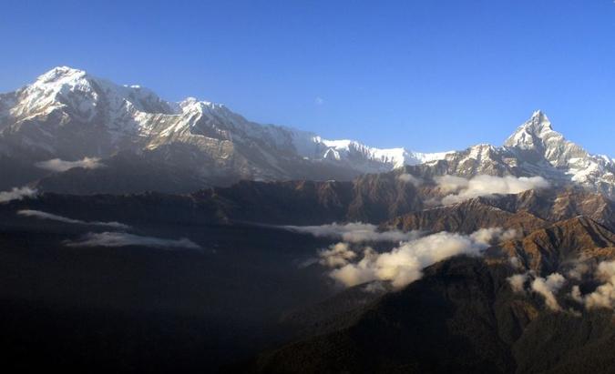 Foto de arquivo: montanhas no Nepal. Entre elas, Annapurna(foto: Prakasha Mathema/AFP) Foto de arquivo: montanhas no Nepal. Entre elas, Annapurna(foto: Prakasha Mathema/AFP)