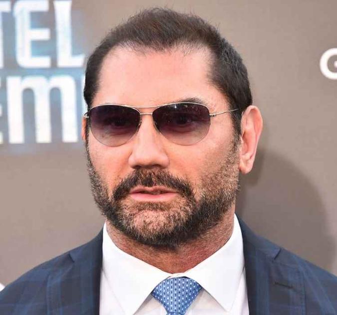Dave Bautista, interprete de Drax, continua pedindo a volta de Gunn(foto: Alberto E. Rodriguez) Dave Bautista, interprete de Drax, continua pedindo a volta de Gunn(foto: Alberto E. Rodriguez)