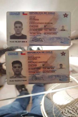 Chileno utilizava duas identidades falsas(foto: Polícia Civil/Divulgação) Chileno utilizava duas identidades falsas(foto: Polícia Civil/Divulgação)
