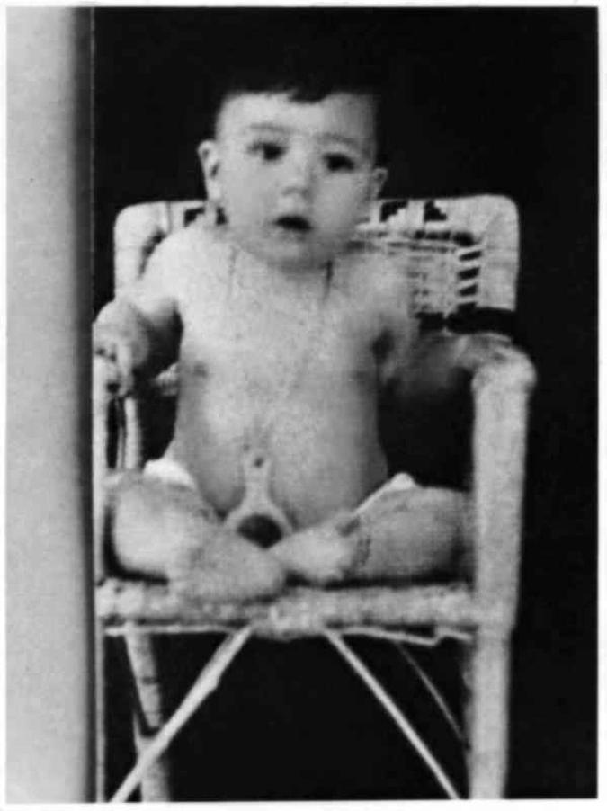 O bebê Astolfo Barroso Pinto, 6 meses, posteriormente conhecido como a atriz e transformista, RogériaRonald Monteiro/Arquivo Pessoal O bebê Astolfo Barroso Pinto, 6 meses, posteriormente conhecido como a atriz e transformista, RogériaRonald Monteiro/Arquivo Pessoal