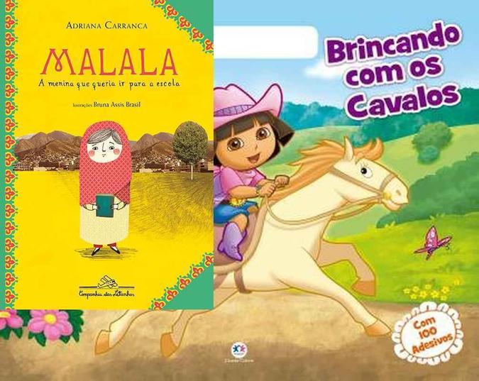 Dora brincando com os cavalos, na Lojas Americanas (R$ 9,99)Divulgação/Lojas Americanas Dora brincando com os cavalos, na Lojas Americanas (R$ 9,99)Divulgação/Lojas Americanas