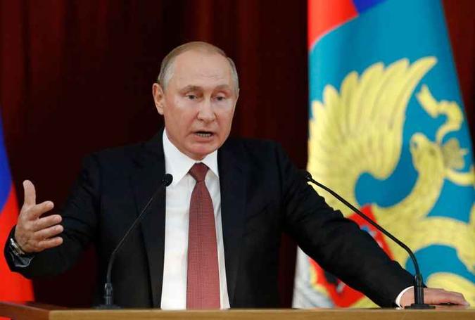 O pedido de referendo no leste da Ucrânia feito pelo presidente russo Vladimir Putin foi negado pela Casa Branca(foto: AFP/POOL/ SERGEI KARPUKHIN) O pedido de referendo no leste da Ucrânia feito pelo presidente russo Vladimir Putin foi negado pela Casa Branca(foto: AFP/POOL/ SERGEI KARPUKHIN)