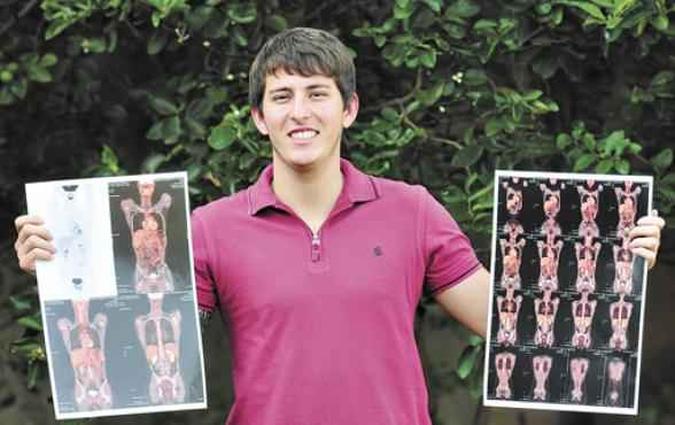 Ademir descobriu que tinha linfoma aos 19 anos: Ademir descobriu que tinha linfoma aos 19 anos: