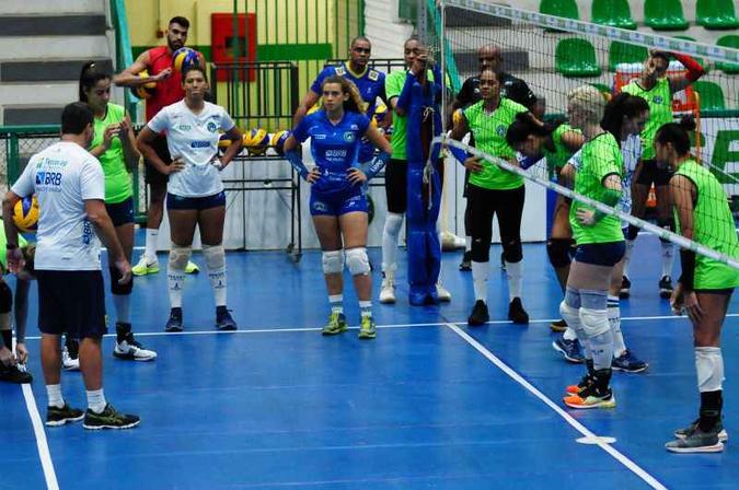 Rebaixado na temporada passada da Superliga Feminina, principal objetivo do time brasiliense é reconquistar vaga na elite nacional(foto: Carlos Vieira/CB/D.A Press - 4/12/19 ) Rebaixado na temporada passada da Superliga Feminina, principal objetivo do time brasiliense é reconquistar vaga na elite nacional(foto: Carlos Vieira/CB/D.A Press - 4/12/19 )
