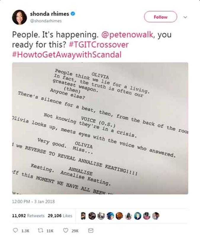 A autora das séries confirmou a informação: (foto: Twitter) A autora das séries confirmou a informação: (foto: Twitter)