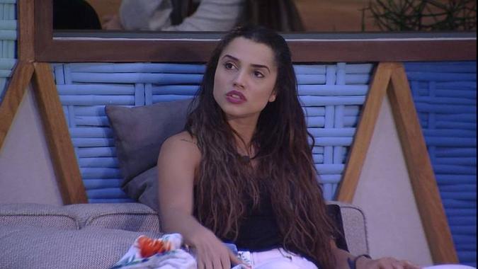 Paula revela que apesar de ser competitiva não é estrategista.(foto: TV Globo/Reprodução) Paula revela que apesar de ser competitiva não é estrategista.(foto: TV Globo/Reprodução)
