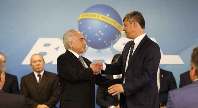 Temer durante posse(foto: Reprodução/Twitter Michel Temer) Temer durante posse(foto: Reprodução/Twitter Michel Temer)