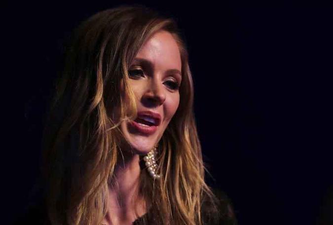 Georgina Chapman pediu o divórcio do marido em janeiro deste ano(foto: KARIM SAHIB) Georgina Chapman pediu o divórcio do marido em janeiro deste ano(foto: KARIM SAHIB)