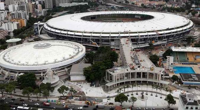 O estádio Maracanã é, segundo investigação, uma das fontes de propina pagas por empreiteiras a Cabral,(foto: Érica Ramalho/ GERJ (09/04/2013)) O estádio Maracanã é, segundo investigação, uma das fontes de propina pagas por empreiteiras a Cabral,(foto: Érica Ramalho/ GERJ (09/04/2013))