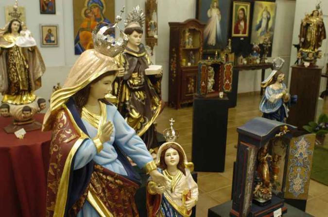 A exposição reúne o trabalho de mais de 70 artistas, entre alunas e freiras, produzidas ao longo de 2019(foto: Daniel Ferreira/CB/D.A Press) A exposição reúne o trabalho de mais de 70 artistas, entre alunas e freiras, produzidas ao longo de 2019(foto: Daniel Ferreira/CB/D.A Press)