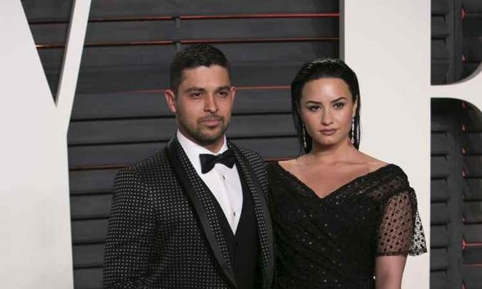 Demi Lovato e Wilmer Valderrama juntos em 2016(foto: AFP / ADRIAN SANCHEZ-GONZALEZ) Demi Lovato e Wilmer Valderrama juntos em 2016(foto: AFP / ADRIAN SANCHEZ-GONZALEZ)