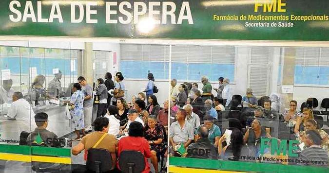 Nas Farmácias de Alto Custo, pelo menos, 30 mil brasilienses são atendidos: os gastos com compra de remédios representam 12% do orçamento da saúde(foto: Edílson Rodrigues/CB/D.A Press ) Nas Farmácias de Alto Custo, pelo menos, 30 mil brasilienses são atendidos: os gastos com compra de remédios representam 12% do orçamento da saúde(foto: Edílson Rodrigues/CB/D.A Press )