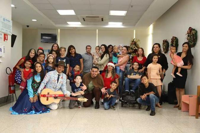 Iniciativa busca amenizar a jornada dos pequenos pacientes, na luta contra o câncer(foto: Divulgação/Hospital Sírio-Libanês de Brasília) Iniciativa busca amenizar a jornada dos pequenos pacientes, na luta contra o câncer(foto: Divulgação/Hospital Sírio-Libanês de Brasília)