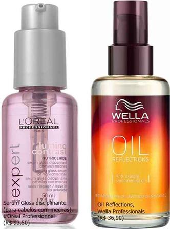(foto: L'Oréal Professionnel/Divulgação e Wella Professionals/Divulgação) (foto: L'Oréal Professionnel/Divulgação e Wella Professionals/Divulgação)