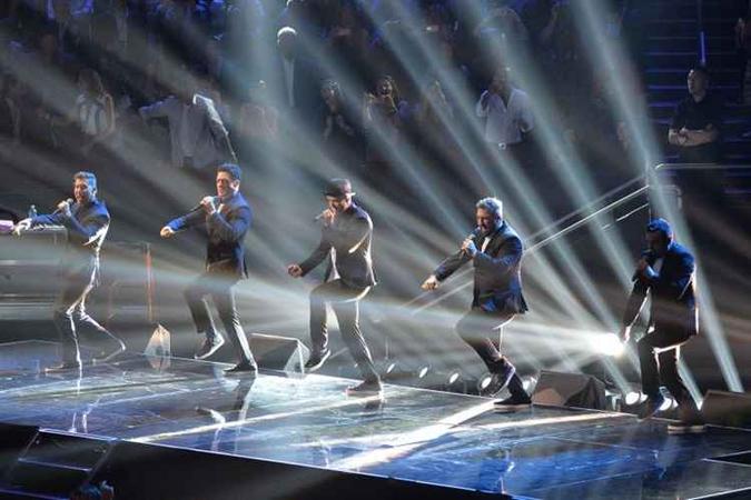 O grupo se reuniu pela primeira vez em 2013, no VMA.(foto: MTV/AFP) O grupo se reuniu pela primeira vez em 2013, no VMA.(foto: MTV/AFP)