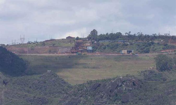 Barragem de Vargem Grande, no Complexo Abóboras, em Nova Lima(foto: Edésio Ferreira/EM/DA Press) Barragem de Vargem Grande, no Complexo Abóboras, em Nova Lima(foto: Edésio Ferreira/EM/DA Press)