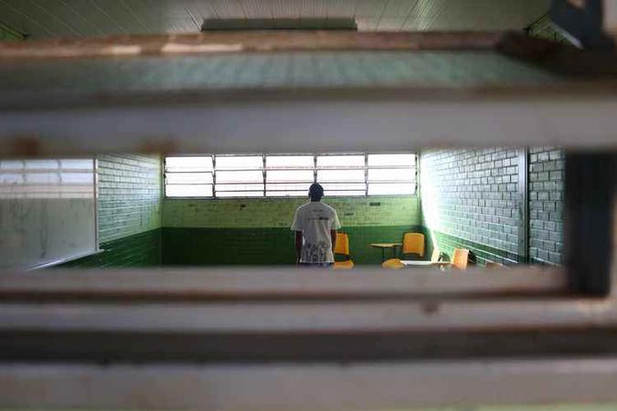 Os internos, autores das fotos, não podem ser identificados por questão de segurança(foto: Divulgação do projeto) Os internos, autores das fotos, não podem ser identificados por questão de segurança(foto: Divulgação do projeto)