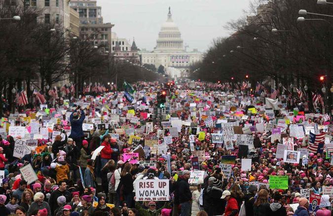 Marcha das Mulheres em Washington, D.C., nos Estados Unidos(foto: Mario Tama/Getty/AFP) Marcha das Mulheres em Washington, D.C., nos Estados Unidos(foto: Mario Tama/Getty/AFP)