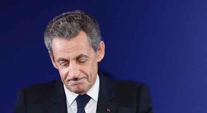 Sarkozy, que governou o país de 2007 a 2012, é interrogado pela primeira vez nesta investigação(foto: IAN LANGSDON/AFP) Sarkozy, que governou o país de 2007 a 2012, é interrogado pela primeira vez nesta investigação(foto: IAN LANGSDON/AFP)