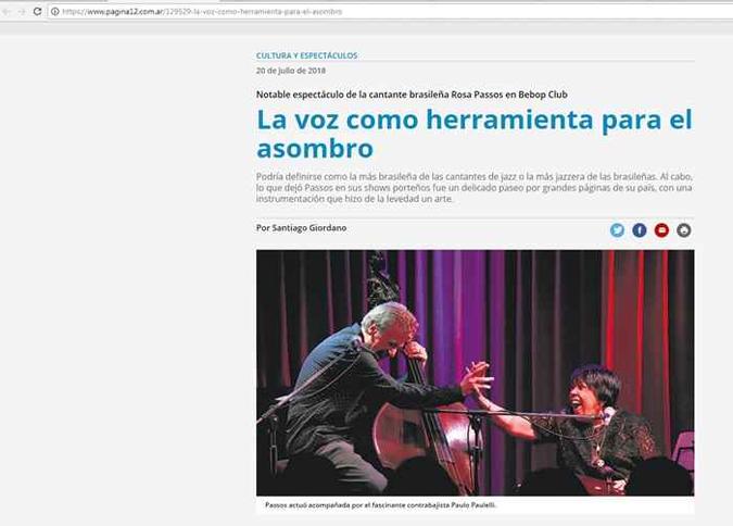 (foto: Pagina 12/Reprodução ) (foto: Pagina 12/Reprodução )