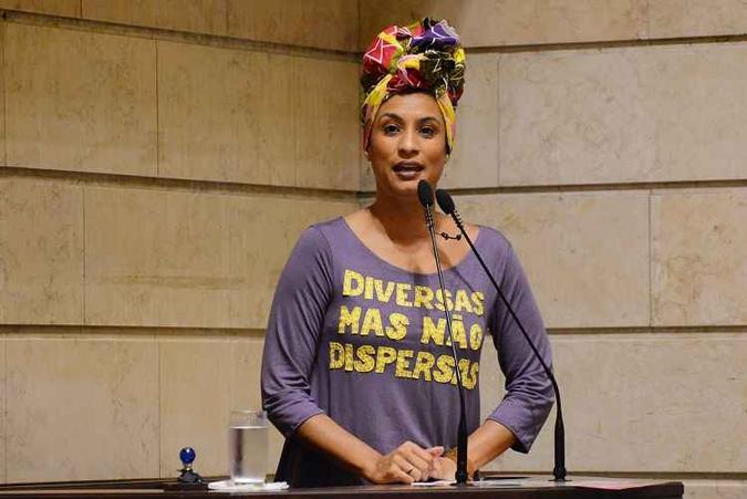 Há cerca de um mês, a desembargadora afirmou que Marielle estava engajada com bandidos e que teria sido eleita com a ajuda de facções criminosas(foto: MARIO VASCONCELLOS) Há cerca de um mês, a desembargadora afirmou que Marielle estava engajada com bandidos e que teria sido eleita com a ajuda de facções criminosas(foto: MARIO VASCONCELLOS)