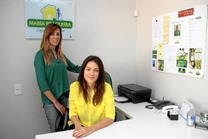 Giuliana e Fernanda apostaram numa franquia de serviços de limpeza(foto: Ana Rayssa) Giuliana e Fernanda apostaram numa franquia de serviços de limpeza(foto: Ana Rayssa)