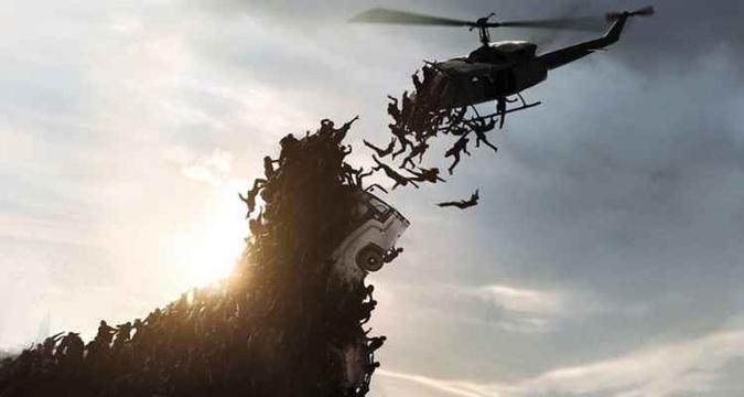 Filme de 2013 é protagonizado por Brad Pitt e Mireille Enos(foto: Paramount/Divulgação) Filme de 2013 é protagonizado por Brad Pitt e Mireille Enos(foto: Paramount/Divulgação)