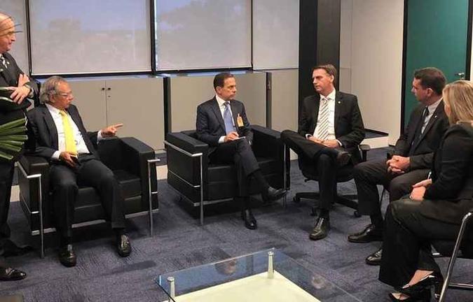 Proposta foi definida em reunião com entre o governador eleito de São Paulo e Jair Bolsonaro(foto: Reprodução/Instagram) Proposta foi definida em reunião com entre o governador eleito de São Paulo e Jair Bolsonaro(foto: Reprodução/Instagram)