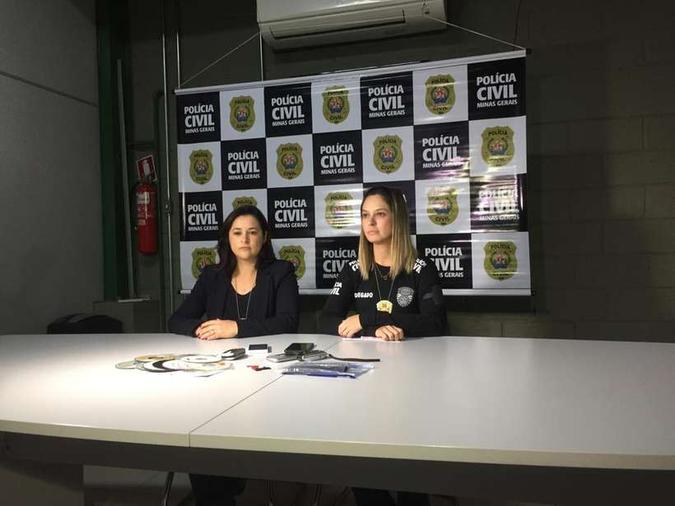 Delegadas Elenice Cristine (esquerda) e Renata Fagundes deram esclarecimentos sobre o caso na manhã desta sexta-feira(foto: Guilherme Paranaiba/EM/D.A PRESS) Delegadas Elenice Cristine (esquerda) e Renata Fagundes deram esclarecimentos sobre o caso na manhã desta sexta-feira(foto: Guilherme Paranaiba/EM/D.A PRESS)