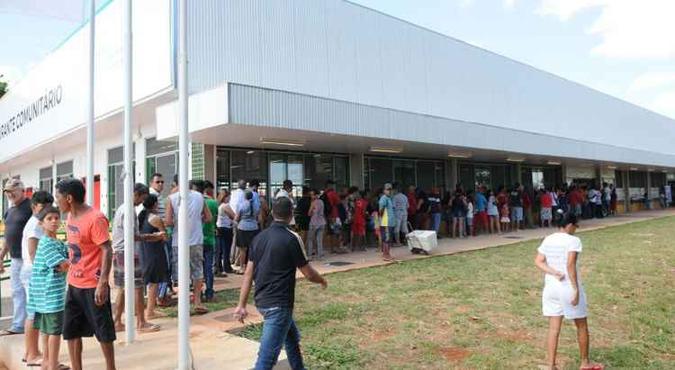 Restaurante comunitário do Sol Nascente foi inaugurado em mao(foto: Gabriel Jabur/Agência Brasília - 23/5/16) Restaurante comunitário do Sol Nascente foi inaugurado em mao(foto: Gabriel Jabur/Agência Brasília - 23/5/16)